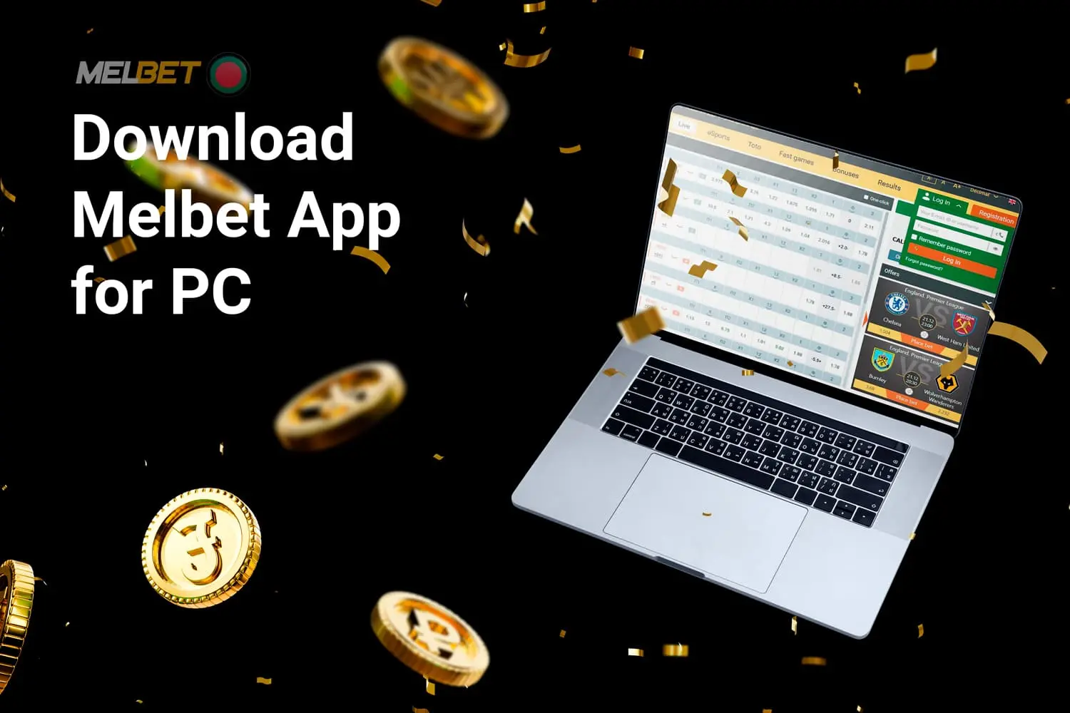 A step-by-step guide on installing and running the Melbet application on a PC.