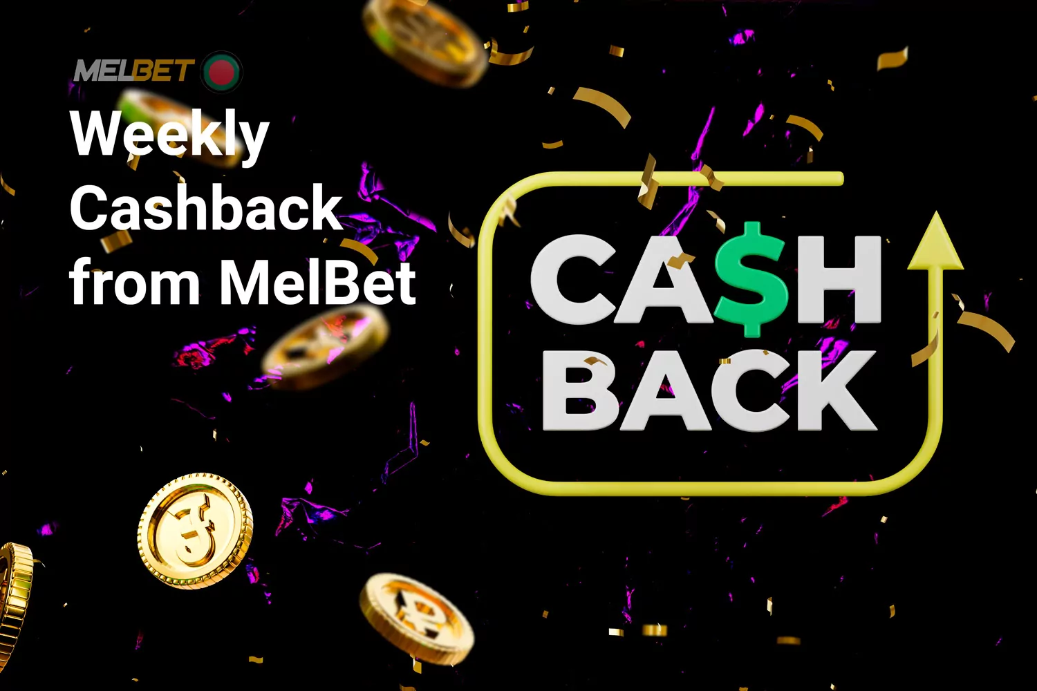 A tiered VIP cashback system featuring eight levels, with returns ranging from 5% to 11% based on your rank.