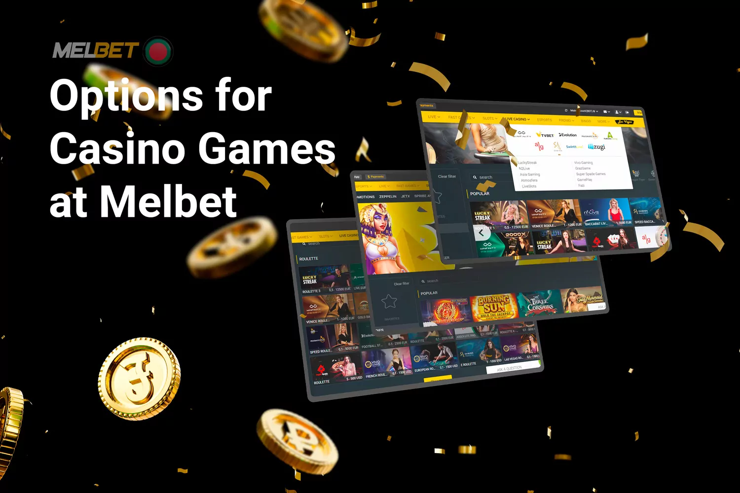 Melbet's expansive casino library is designed for true gambling enthusiasts, offering a huge variety of options including slots, roulette, and live dealer games.