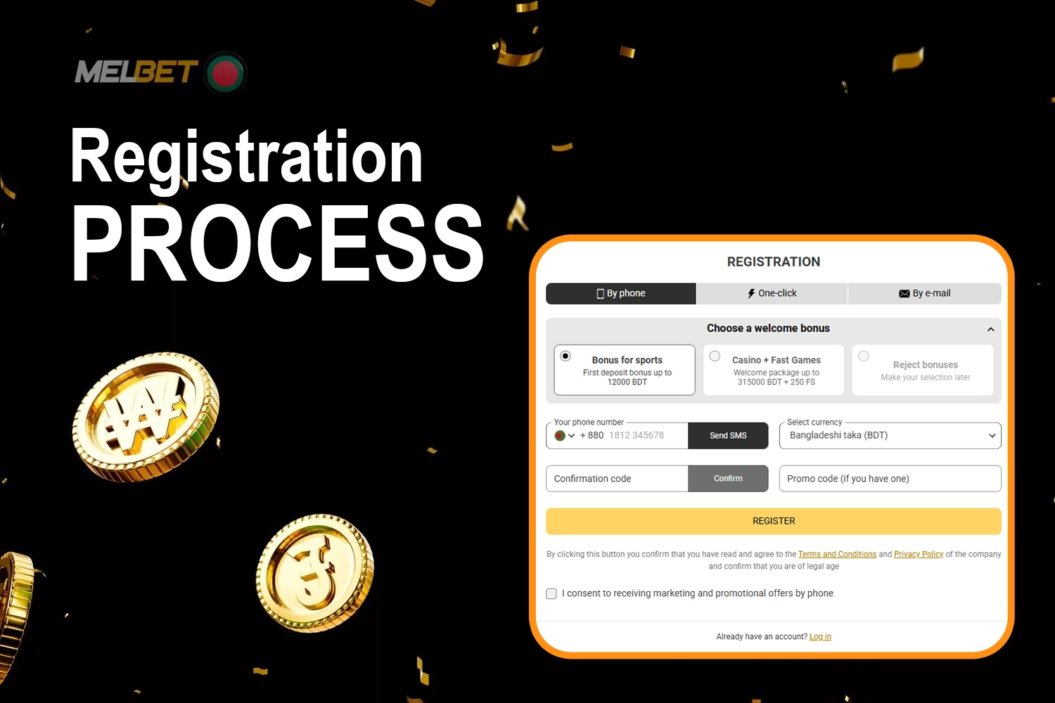 Detailed instructions on how to set up your Melbet account